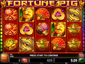 Fortune Pig Slots Gire Para Uma Fortuna De Porcos Dourados